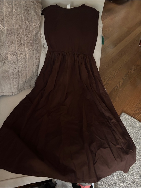 Simons Dresses & Skirts - Simons Brown Sleeveless Maxi Dress